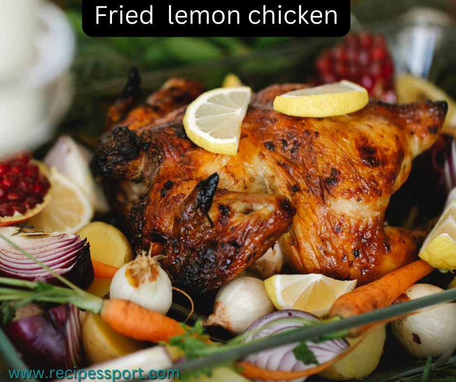 Fried chicken with lemon win-win food