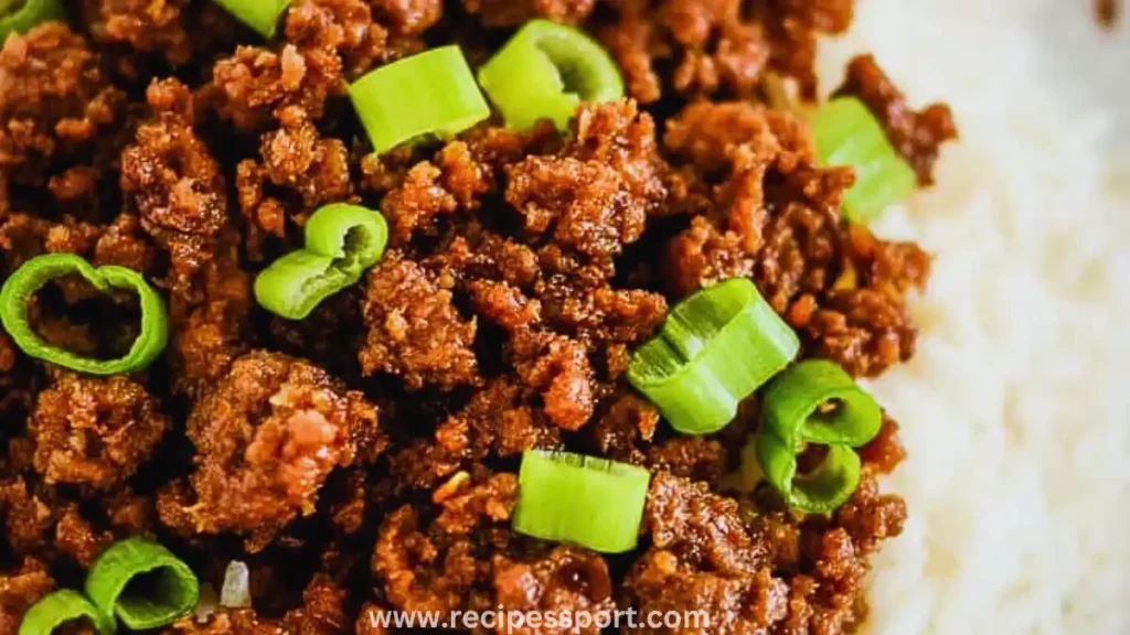 Ground Beef Recipes with Rice recipe