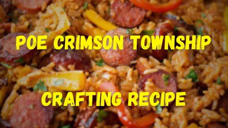 Read more about the article Poe Crimson Township Crafting Recipe | Unleash Your Crafting Skills