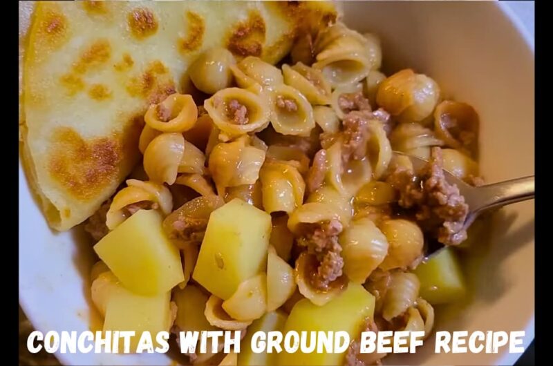 Conchitas With Ground Beef Recipe