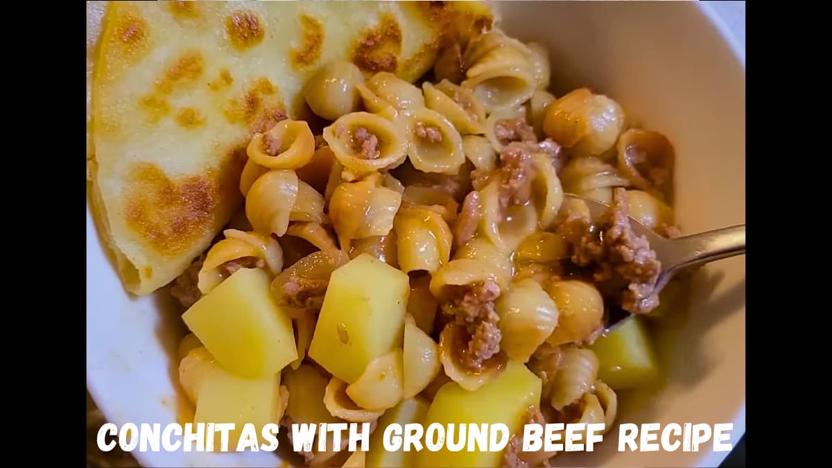 You are currently viewing Conchitas With Ground Beef Recipe