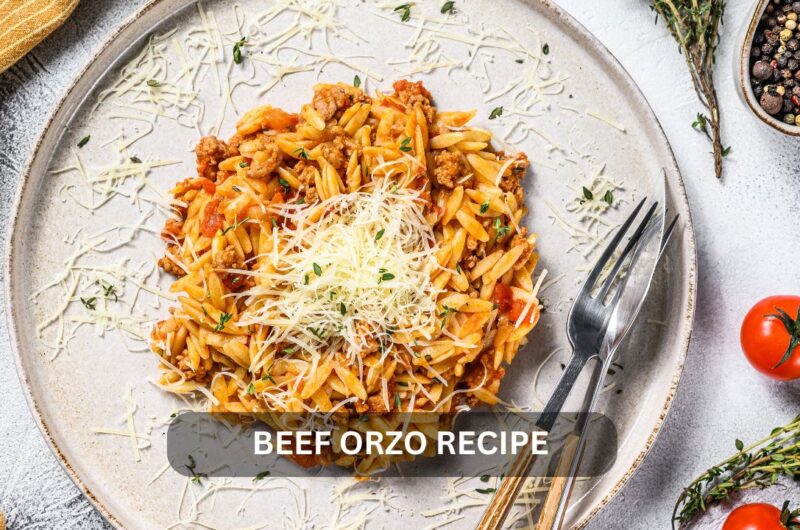 Beef Orzo Recipe