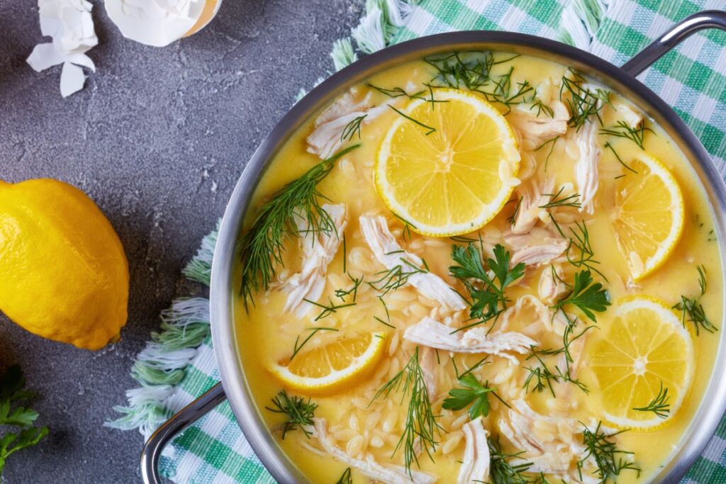 greek lemon chicken soup