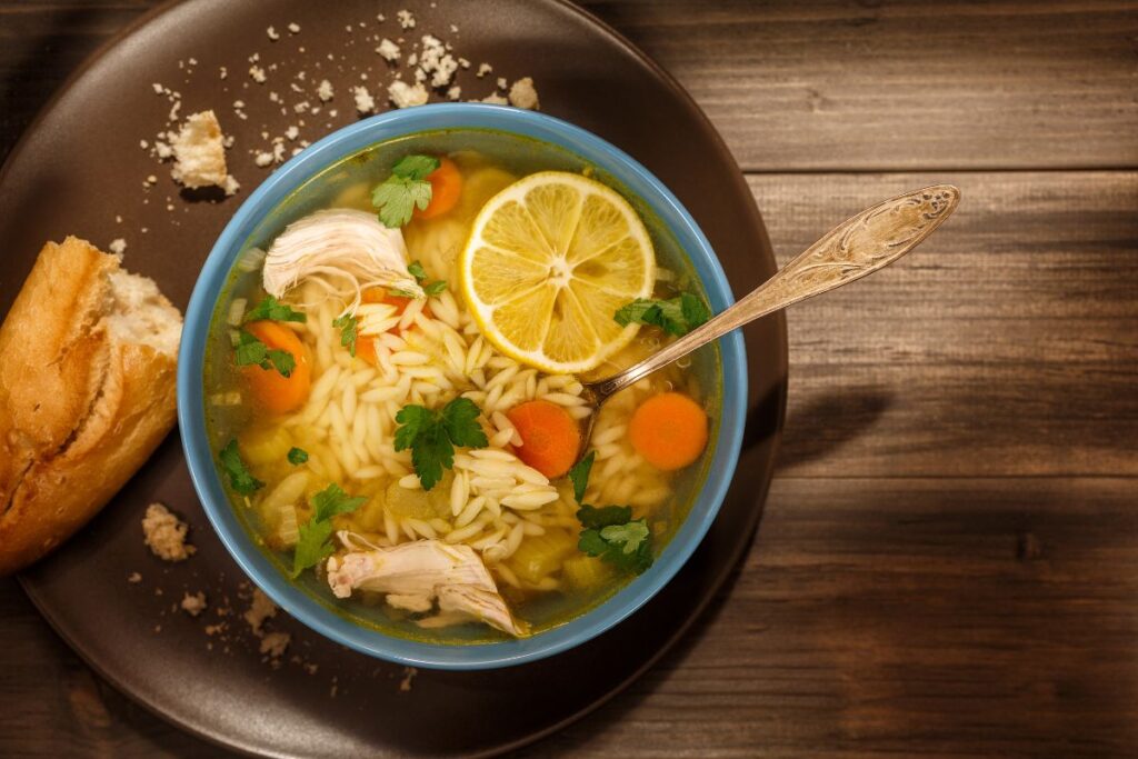 lemon chicken soup with orzo recipe