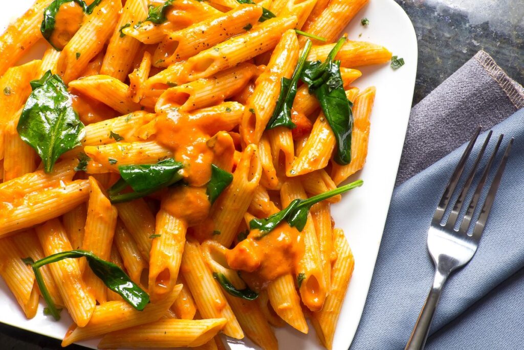 penne alla vodka with chicken