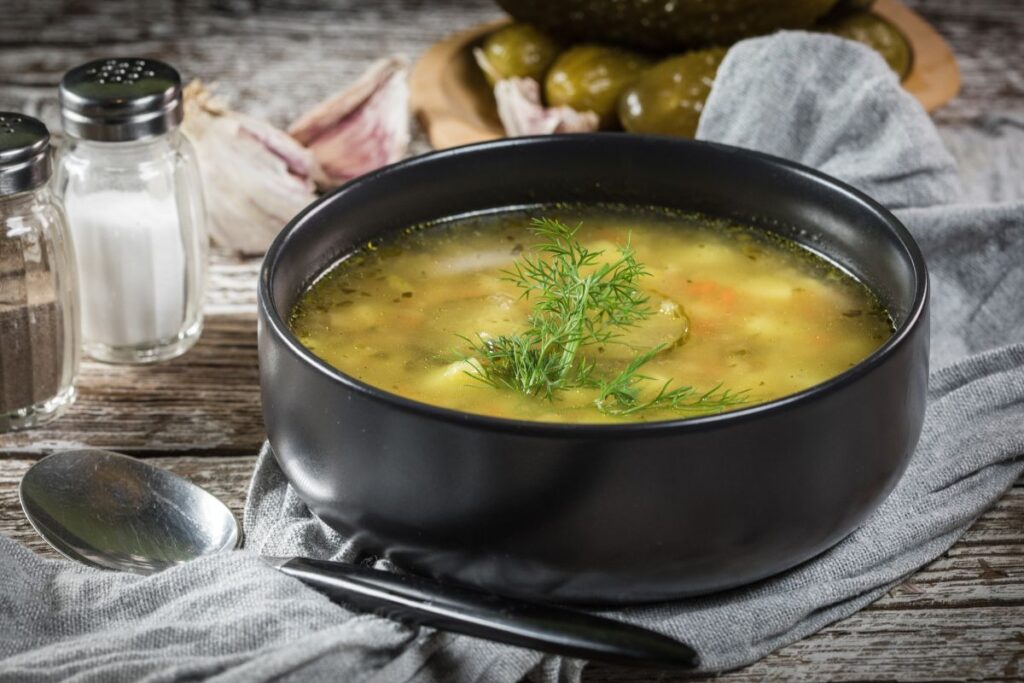 polish dill pickle soup recipe