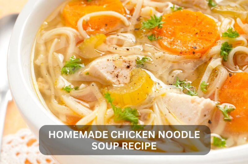 Recipe for Homemade Noodles for Chicken Noodle Soup Recipe