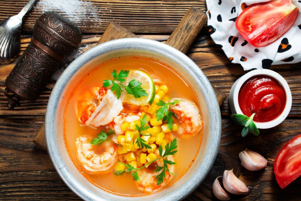 shrimp and corn soup