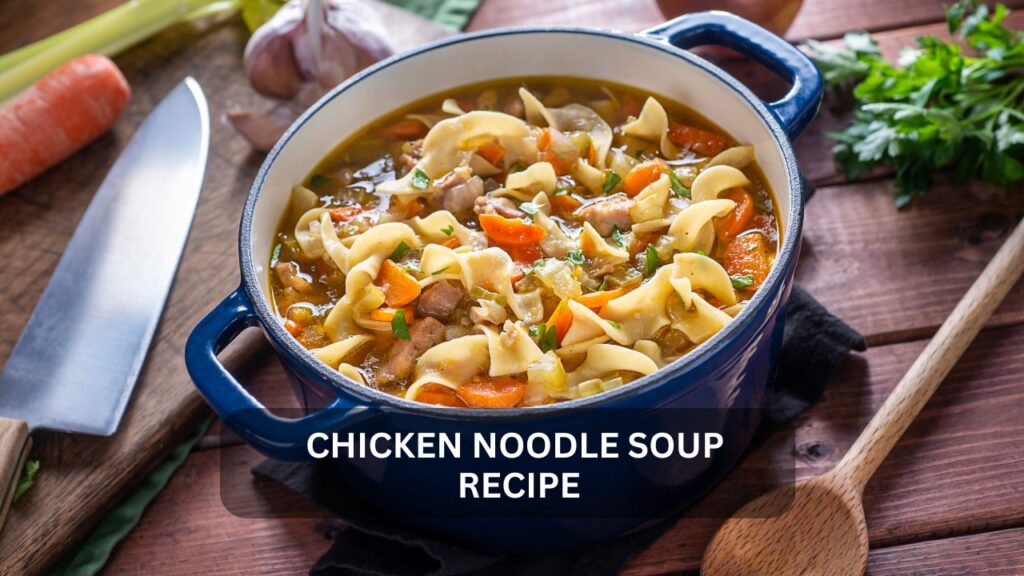 Recycled Rotisserie Chicken Noodle Soup