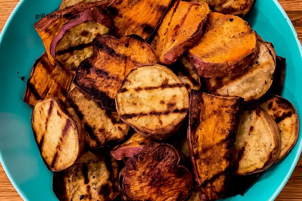 grill sweet potato